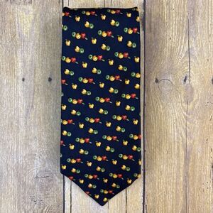 Brooks Brothers Makers Tie Silk Apples